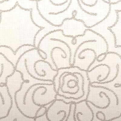 Barton Embroideries Fabric, Gray