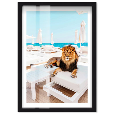 Coastal King Shadowbox Print by Notoriart