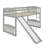 Loft Bed With Slide And Ladder-1077736887