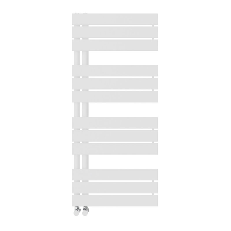 Brayner Flat Panel Towel Rail Heated Towel Rails, White