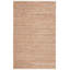 Tapis ivoire / naturel / brun en jute de coton tissé à la main Kazuhito-1957335263