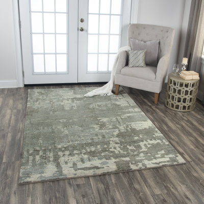 Wool Abstract Indoor Rug
