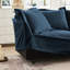 De 2 fauteuils - chenille bleue, siège profond relax confortable pour le salon, la chambre à coucher, l'espace de travail en chenille, la chambre de luxe et au-delà des coussins moelleux, fabrication-600718606