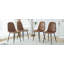4 chaises de salle à manger de style médiéval moderne
