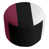 Maroon/Black/White
