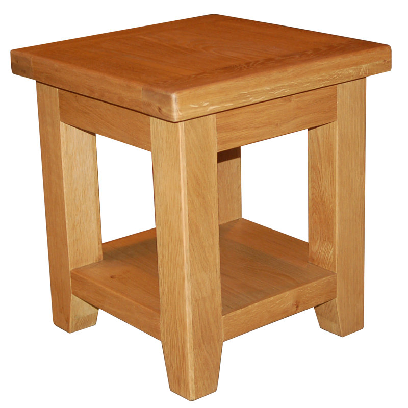 Ashly Solid Wood End Table