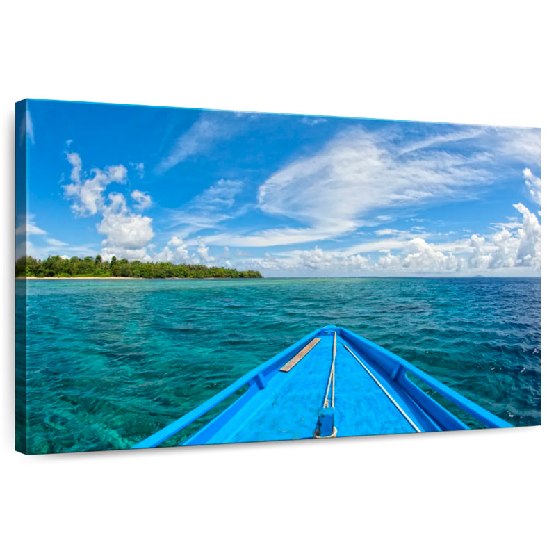 Mehar Siladen Island Boat, 34" H x 51" W