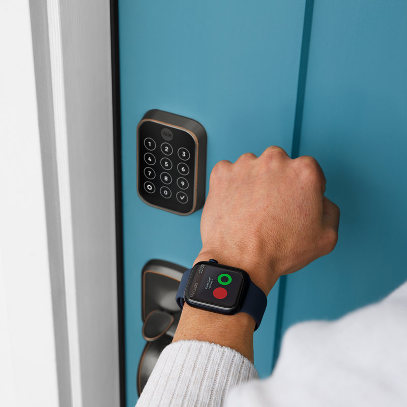 Verrouillage intelligent Yure Assure Lock 2 de Yale avec Bluetooth, Bronze frotté à l'huile, Bluetooth