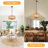 6 - Light Round Drum Hemp Rope Rattan Boho Chandelier, Natural Rattan Bohemian Pendant Light For Kitchen Island, Living Room-18.89"W x 68.69"H-1484281598