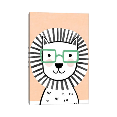 Baby Colourful Glasses III 1 Piece Wrapped Canvas Wall Art