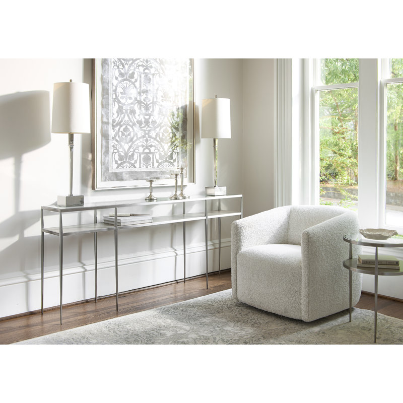Cornelia 72'' W Glass Console Table