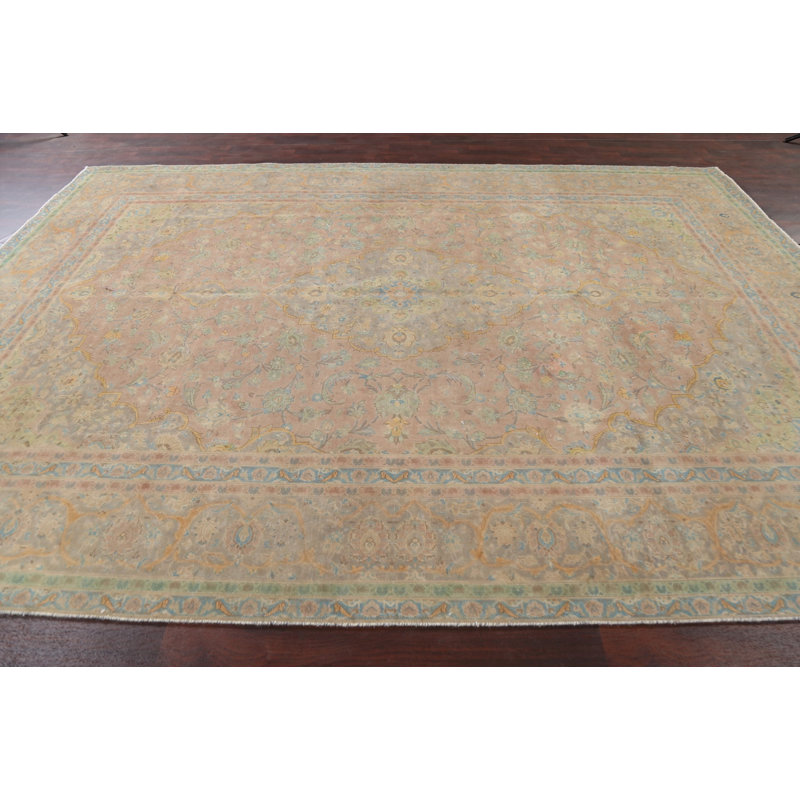 Ramond One-of-a-Kind 9'1" X 12'2" Wool Area Rug in Coral