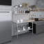 Étagère supérieure à deux niveaux Express KitchQuip en acier inoxydable, 91,4 cm (L) x 45,7 cm (P)-135867593