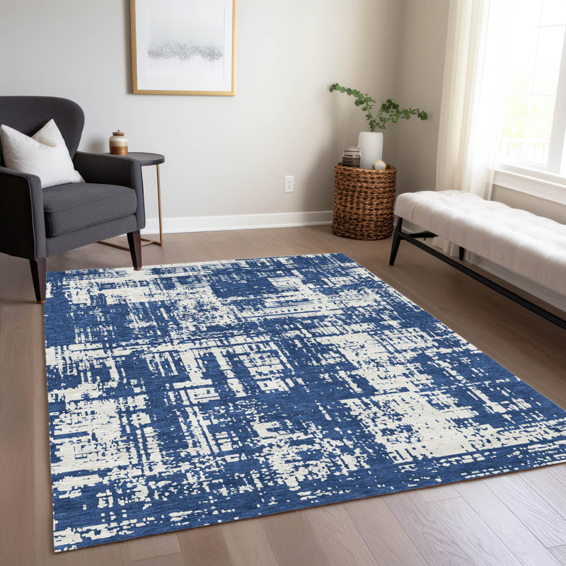 Tapis intérieur / extérieur mâle avec envers antidérapant, Rectangle 5 pi x 7 pi 6 po