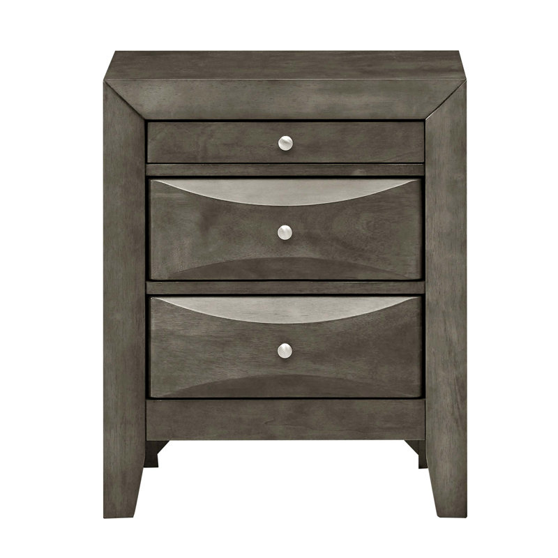 Table de chevet élégante, Gris