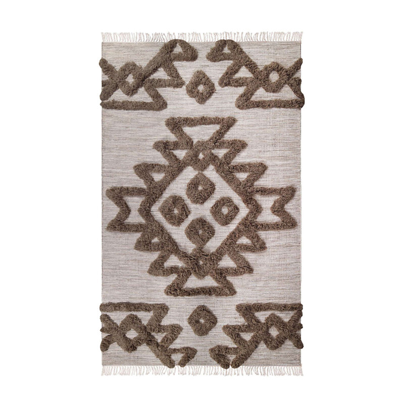 Tapis brun / mauve Byong, Rectangle 4 pi x 6 pi