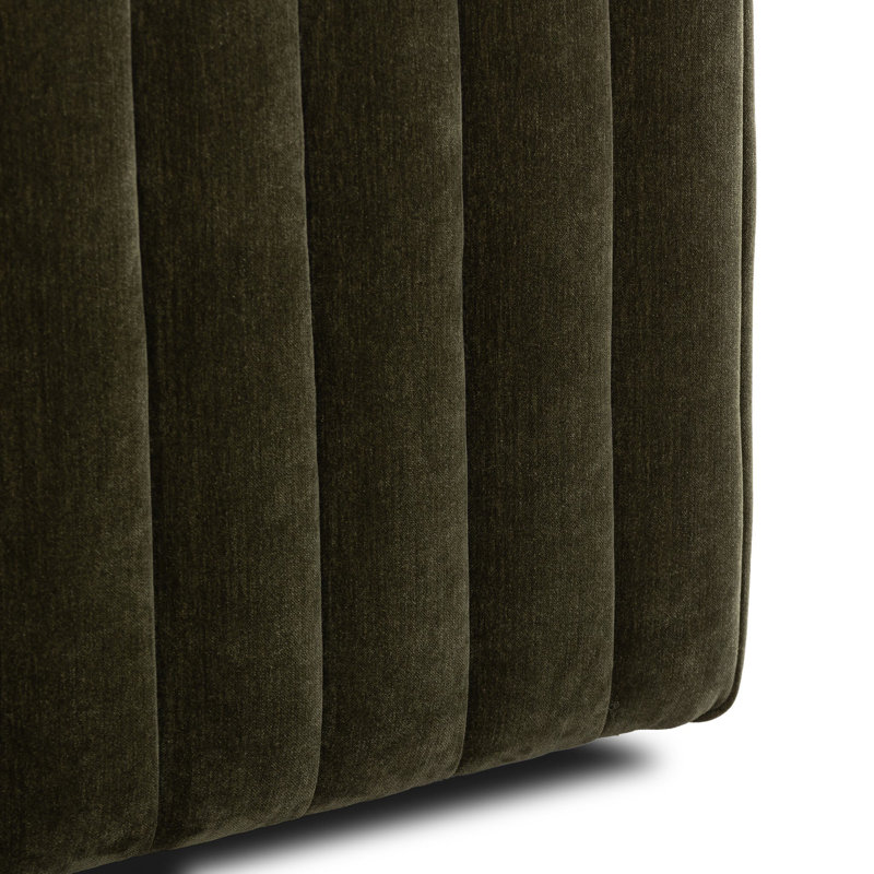 Augustine Swivel Armchair, Amici Moss Polyester