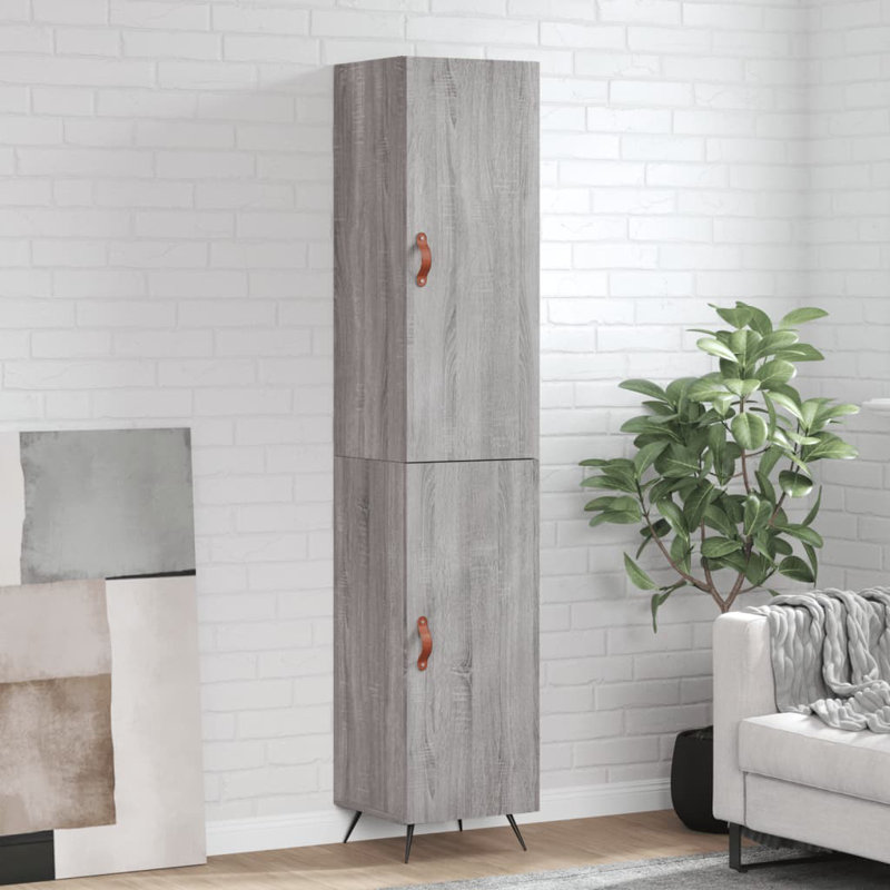 34.5cm Sideboard, Grey Sonoma