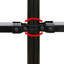 Boyle Black Metal Fence Panels-41237607