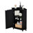 - Based Black Triangle Corner Bathroom Storage With Adjustable Shelf Flexible Option Cabinet Suitable For Multiple Rooms-609526117