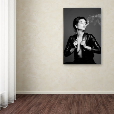 « fumer », reproduction d’impression sur toile tendue