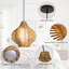 1 - Light Natural Geometric Pendant
