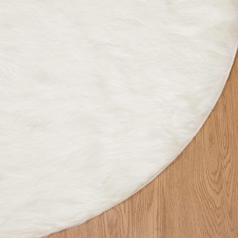 Solid Colour Standard Area Rug, Round 200 cm