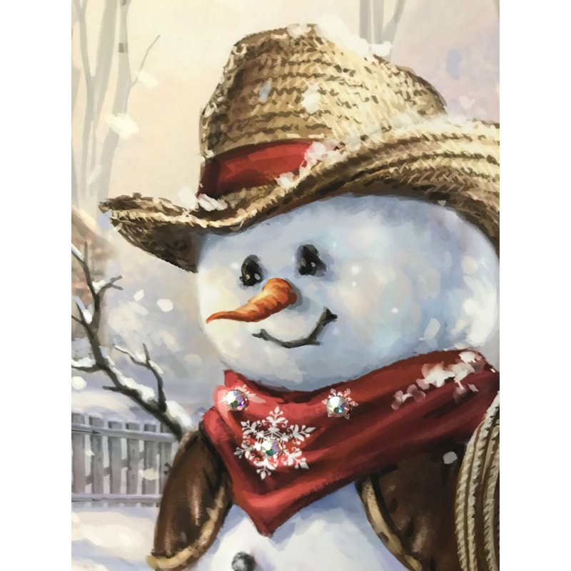 Imprimé Cowboy Frosty Pizazz avec cristaux éblouissants