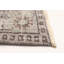 Tapis décoratif gris en laine de conception unique 5 pi 5 po x 8 pi 11 po noué à la main