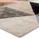 Ruben Geometric Handmade Tufted Jet Black/Moonbeam/Tuscany Area Rug