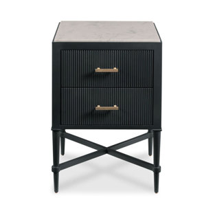 Table de chevet en bois massif Ridgemoor