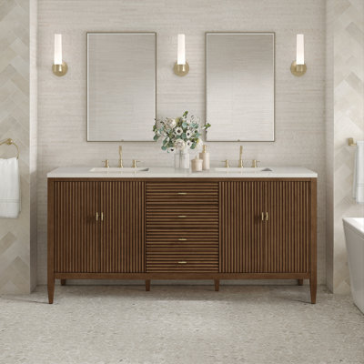 Ensemble de meuble-lavabo double 72 po Myrrin
