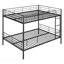 Lit superposé double au-dessus de double, noir-2028735970