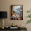 Reproduction encadrée FLORAL Series DCCXLVI - bois massif
