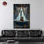 «Elegant Lion Bath Canvas» par Notoriart-105308852-105308782