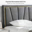 Tête de lit tapissier en bois massif Plympton H 56 po -72685277-72685264