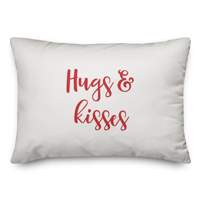  Hugs & Kisses Throw Pillow