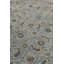 Tapis unique 3 pi 3 po x 15 pi 8 po années 1910 Blues / taupe / brun chocolat / brun clair / beige