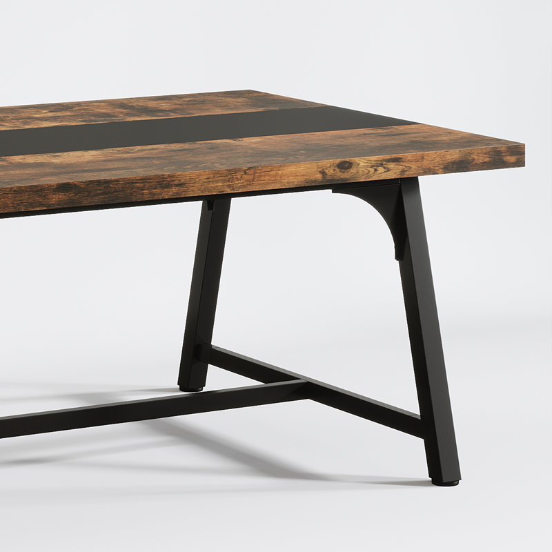 Table de salle à manger 70,9 "pour 6 à 8 personnes