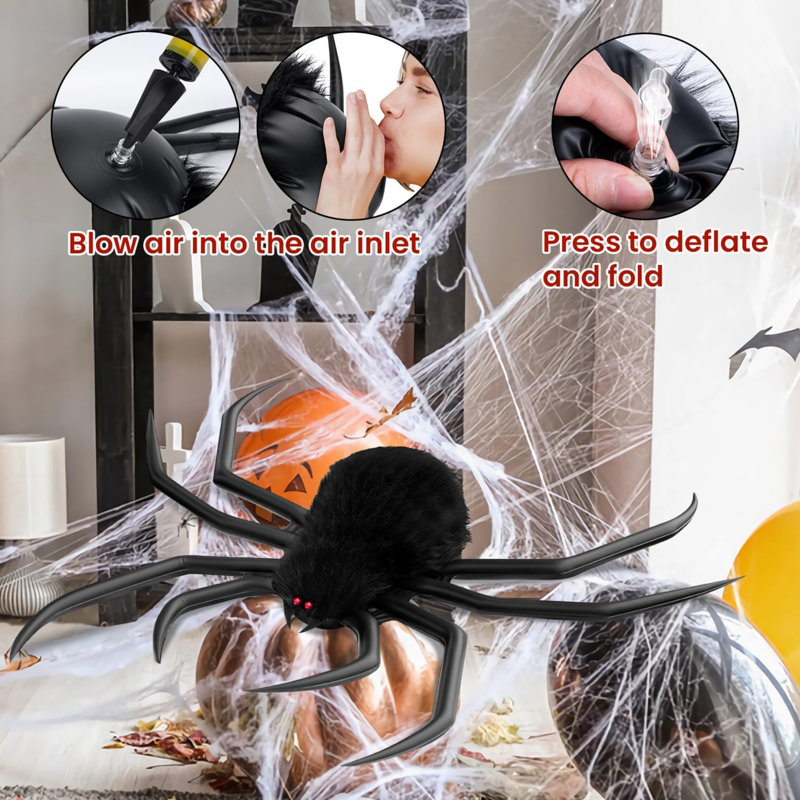 Halloween Spider Decorative Accent