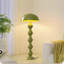 Lampe sur pied moderne avec abat-jour en fer - lumière debout à intensité variable 3 couleurs pour le salon, grande lampe d'angle avec interrupteur au pied pratique