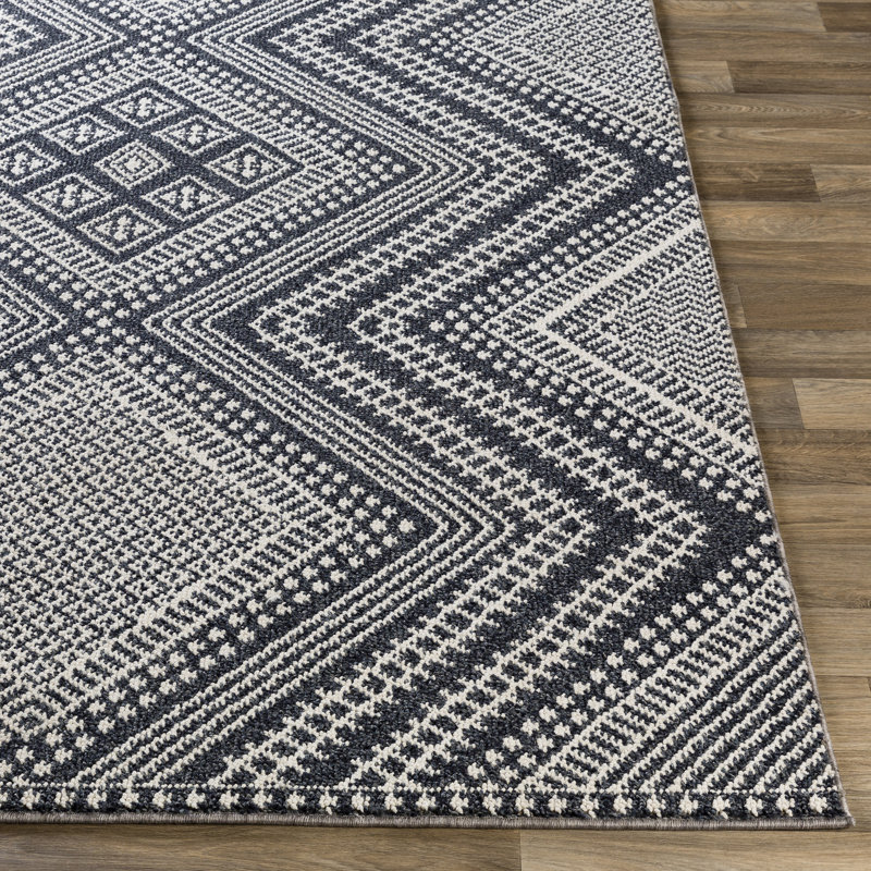 Baconton Southwestern Indoor / Outdoor Rug, Rectangle 2'3" x 3'9"