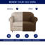 One Piece Soft Stretchy Spandex Box Cushion Armchair Slipcover-155574425