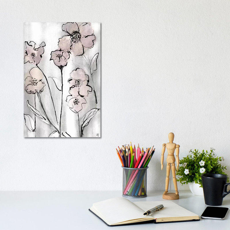 Wildflowers II 1 Piece Wrapped Canvas Painting, 20.32 cm H x 30.48 cm W