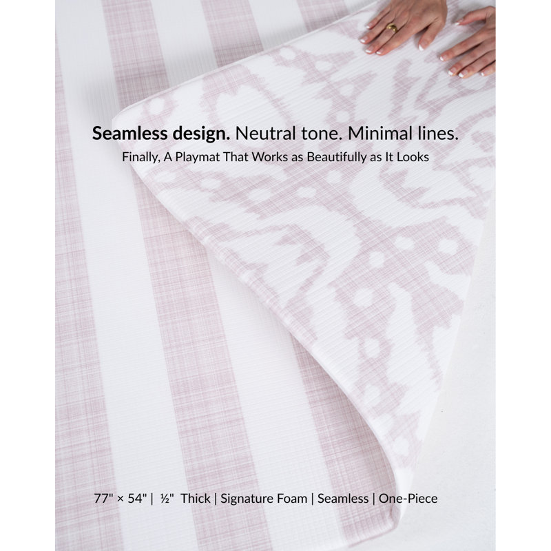Reversible Emerson Foam Playmat, Pink