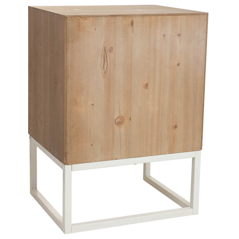 Starkville 45cm W Manufactured Wood Bedside Table