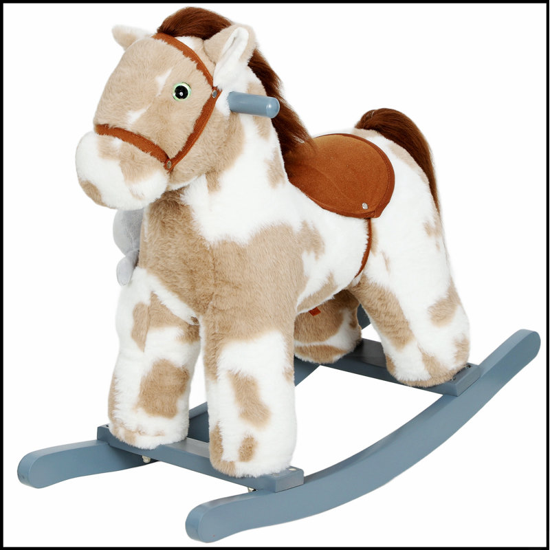 Chaise berçante pour enfants en peluche avec sons réalistes interactifs pour un jeu captivant et imaginatif, parfait pour le plaisir et le développement des tout-petits