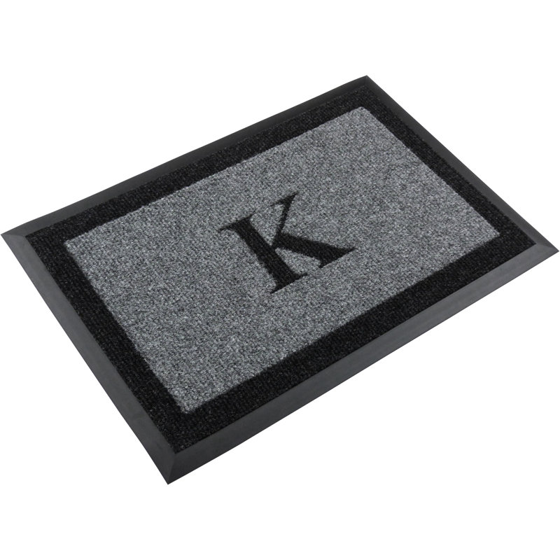 Tapis d'extérieur antidérapant Asai, l 36 po x L 60 po, Gris, K
