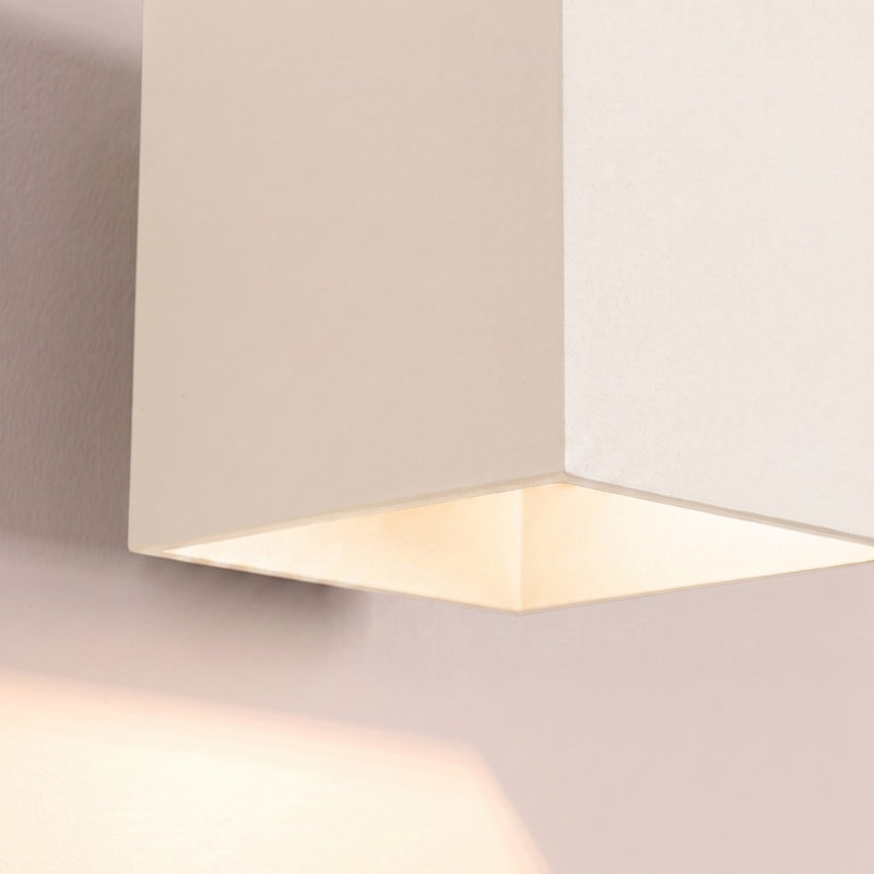QUAD Flush Mounted Sconce, Wall lamp QUAD 1 beige, Beige, 1 Light