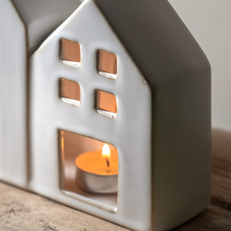22.5Cm Ceramic Tabletop Tealight Holder
